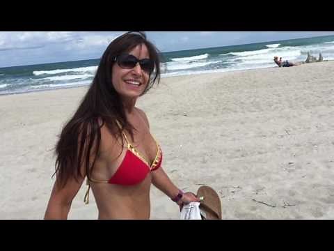 Her 50th summer and she still looks like a girl to Farmer. Farm Girl loves North Carolina beaches