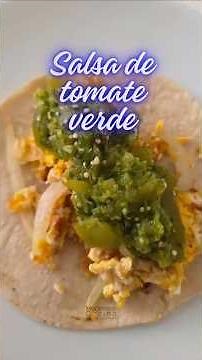 La mejor SALSA DE TOMATE VERDE para tacos (lista en 15 min) 🌶