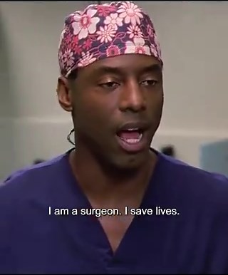 I love how he kicked Meredith out but not Cristina 😭