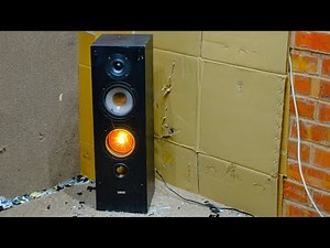 Blow Out & Smash Dumped Yamaha Speaker