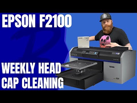 Head Cap Cleaning on the Epson F2100