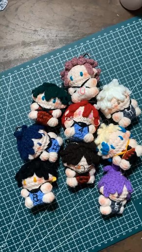 Amigurumi Blue Lock: DIY Crochet Keychains