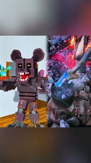 POCOYO Y LA NIÑERA 2#shorts#minecraft#smilingcritters#minecraft