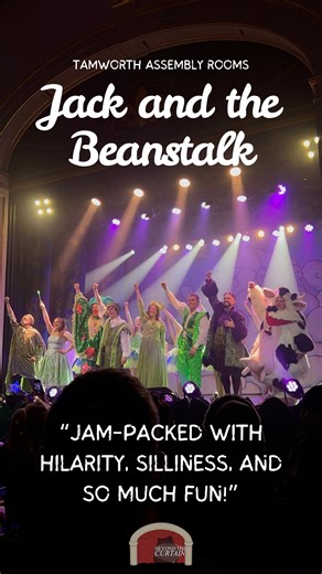 “This was my first visit to the Tamworth Pantomime, but I shall be making this part of my annual traditions now. One of the best pantomimes of the season. It’s so silly, so funny, and a GIANT amount of fun.” Mark opens 2026 with Tamworth’s Jack and the Beanstalk at the Assembly Rooms. The show runs until Sunday 18th January. Full review at www.beyondthecurtain.co.uk | Beyond The Curtain
