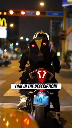LED Motorcycle Backpack
