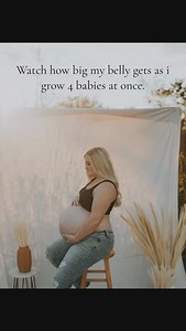 I miss it 🥲 #quadruplets #pregnancy #pregnant #body #postpartumbody | Hanna Castle