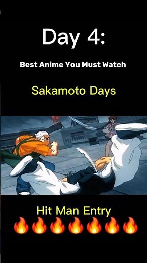 Sakomoto Days || Anime Fight Scene 😱🔥#youtubeshorts