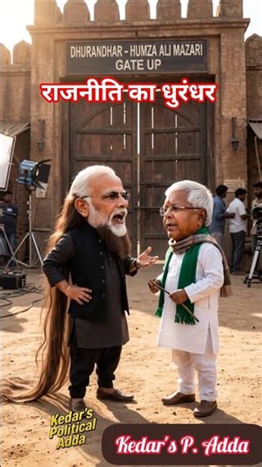 Hilarious Dhurandhar Movie Effect on Modi 😄 | Lalu Yadav Gets Worried #treanding #funnyshorts