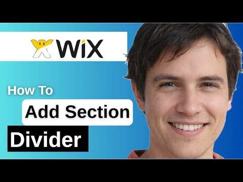 How to Add Section Divider in Wix Website Full 2026 Guide for Beginners