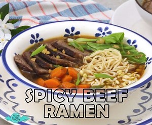 19K views · 108 reactions | SPICY BEEF RAMEN MADE EASY Get it while it's hot! So good and really easy to make. No need to go to a Japanese restaurant to enjoy a bowl of a delicious Spicy Beef Ramen. Recipe: https://www.foxyfolksy.com/spicy-beef-ramen/ #FoxyFolksyRecipes #asianfood #ramen | Foxy Folksy - Modern Filipino Kitchen | Facebook