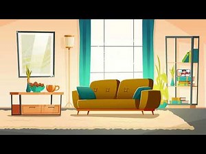 Free Motion Graphic Video Background Loop - [ Modern Interior Living Room Design ]