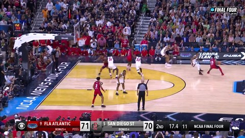 San Diego State hits incredible buzzer-beater to advance to title game