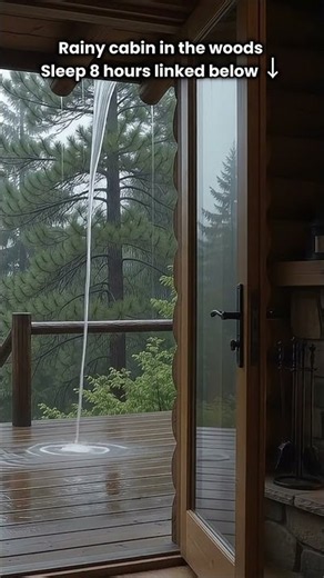 Rain Sounds for Sleeping: Cozy Cabin in the Woods & Heavy Porch Rain for Deep Sleep, Relax - 8 Hours