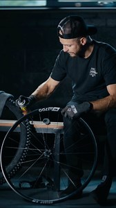 Tubeless Set Up Guide 1/4: Rim Prep (Sound on 🔈) Remove the tyre - Peel off the old Rim Tape - Spray Muc-Off Glue and Sealant Remover, let it soak in, wipe down with a microfibre cloth - Apply fresh Rim Tape #mucoff #howto #rimtape #bigborevalves | Muc-Off