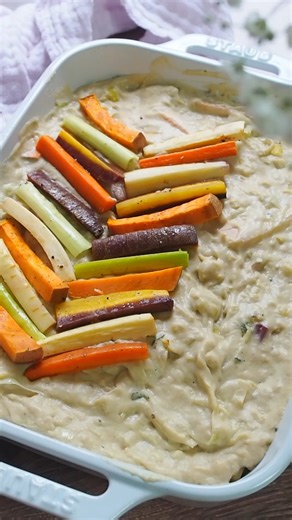 Root Vegetable Creamy Bake (plant-based) - Seasonal root vegetables and leeks in a creamy white sauce create a hearty and cozy dish! I used vegan butter to make this recipe light and healthy, but so rich and flavorful! This recipe was created for Heinen’s. 🔗RECIPE IN CAPTION | Yoko's kitchen Plant Based Japanese Food & Healthy recipes