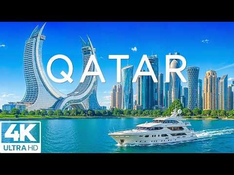 Qatar 4K - Desert Dunes, Futuristic Skyline & Golden Arabian Landscapes of the Persian Gulf