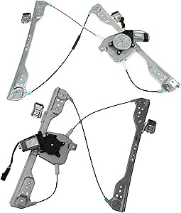TRQ Front Window Regulator Kit Power Window Regulator & Motor Assembly Compatible with 2005-2010 Chrysler 300 2006-2010 Dodge Charger 2005-2008 Magnum CH1350132