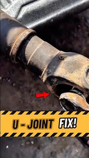 Driveshaft U-Joint Not Aligned? Fix It Fast! #car #mechanic