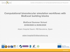 BioExcel Building Blocks - Part 2