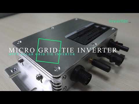 Easy to use micro inverter for solar panel