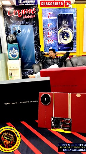 1.3K reactions · 42 shares | World first triple Foldable mobile HUAWEI MATE XT | ULTIMATE DESIGN TRIPLE FOLDABLE PHONE 16GB RAM 512GB Full Kit Box Brand New Conditions Call me 98658 27200 Available @ ONLY TRYME MOBILES TIRUPPUR Dont Miss it | TRYME MOBILES | Facebook