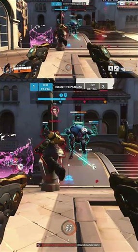 Solo D.Va Comeback: Winning the Fight After Being Downed 💥 #Overwatch #ClutchPlay #DVa