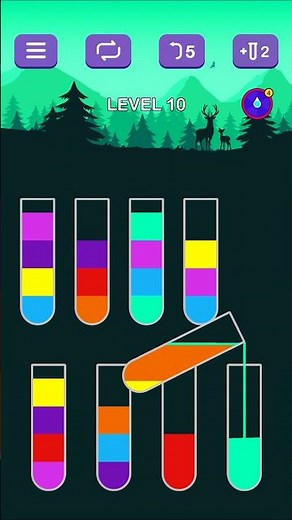 Water Sort Puzzle Levels 10 | Satisfying Color Sorting Gameplay | #10