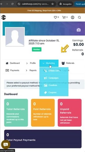 Not Sure Where to Copy Your Affiliate Link?