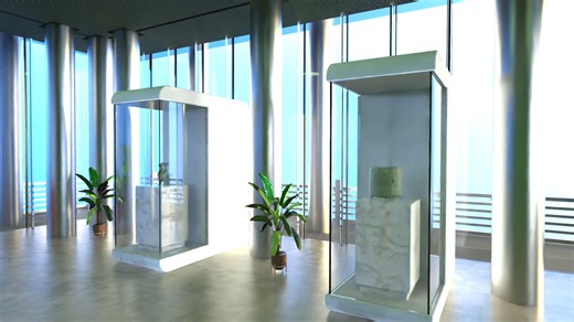 KeyShot长安塔室内渲染