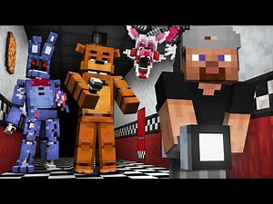 Sobreviví 5 Noches VS Todos los Animatrónicos de FNAF en Minecraft