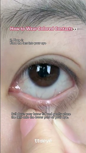 Your easy guide to wearing colored contacts😉