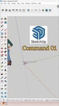 Day 1: Locking Axis in SketchUp #sketchuptutorial #sketchup