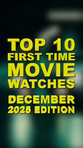 Top 10 First Time Movie Watches | December 2025 #top10movies #criterioncollection #oscars2026