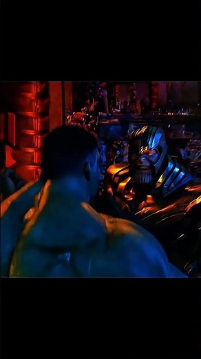 Thanos vs Hulk – The Fight That Shocked Everyone 😳 | Marvel 4K Edit#hollywood