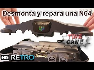Desmontar y reparar lo mas comun en Nintendo 64