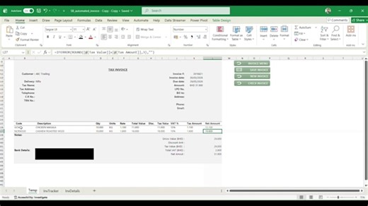 Mohammedirfancm: I will create excel erp system with invoice automation for $15 on fiverr.com
