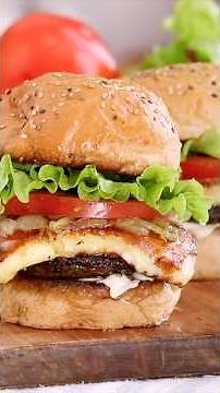 Hamburguesa de Portobello y Queso | Receta vegetariana y exquisita!! - CUKit!