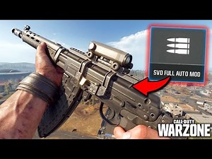 Dragunov Full-Auto Conversion Mod and HDR in Warzone Solos Win Gameplay