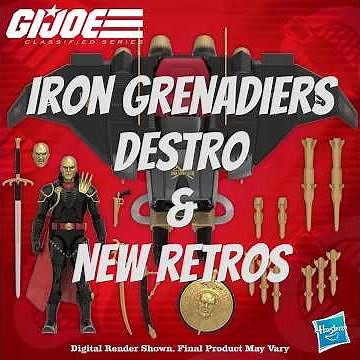 Iron Grenadiers Destro & Despoiler, Retro Wild Bill, Grunt, Techno Viper - GI Joe Classified Series