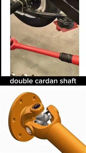 Double Cardan Shaft Explained | How Universal Joint Works 🔧 Amazing Engineering #shortsfeed