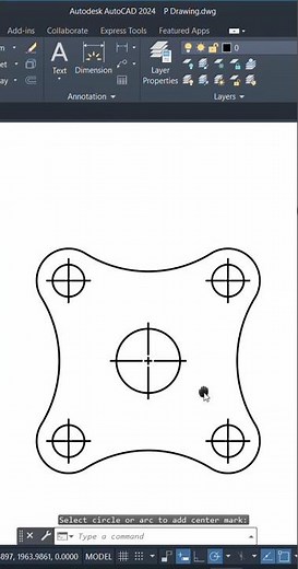 AutoCAD 2D practice Drawing | CAD Exercise | AutoCAD Exercise #autocad2d #tutorial #exercise