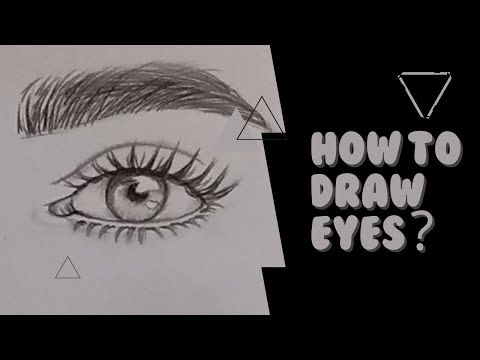How to draw an eye? easy to draw
