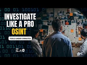 Become an OSINT Master: Investigate Like a Pro with These Top OSINT Tools - E.p.0