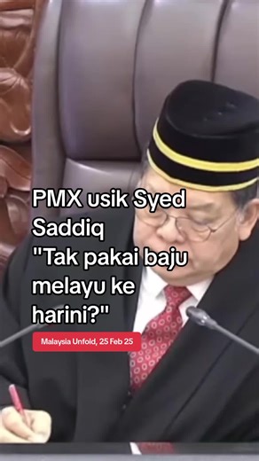 PMX Perli Syed Saddiq: Model Tanpa Baju Melayu?