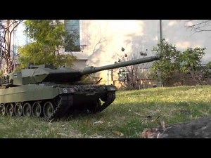 LEOPARD 2A6 TAMIYA RC Super Tank HD ACTION
