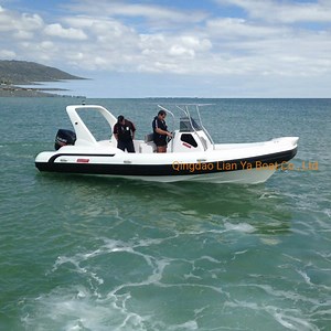 [Hot Item] Liya 7.5m Inflatable Dinghy Boat Center Console Rib Boat Pleasure Boat