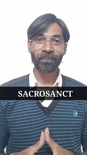 58K views · 2.9K reactions | Sacrosanct meaning and usage #zulfiqarmohammadienglish #englishvocabulary #vocabulary | Zulfiqar Mohammadi English | Facebook