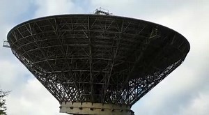 Large Parabolic antenna slowly move and turns, Kalyazin, Russia - 01 Aug 2022