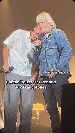 Gaëtan Roussel | fan page on Instagram: "[Francofolies de La Rochelle] Gaëtan Roussel et Renaud chantent Avec personne, un magnifique moment vécu en live. Que c’était beau ce concert aux Francofolies de La Rochelle. Vous pouvez revoir le concert sur le replay de France 2 📹 @sand_vespa | @gaetanroussel_actus 10/07/24 @gaetanrousselofficiel @renaud.officiel @francofolieslarochelle #gaetanroussel #musique #fan #fanpage #comptefan #francofolies #larochelle #lacoursive #renaud"