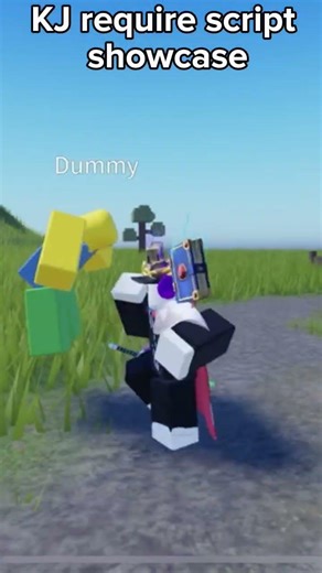 KJ require script showcase #roblox #inshot